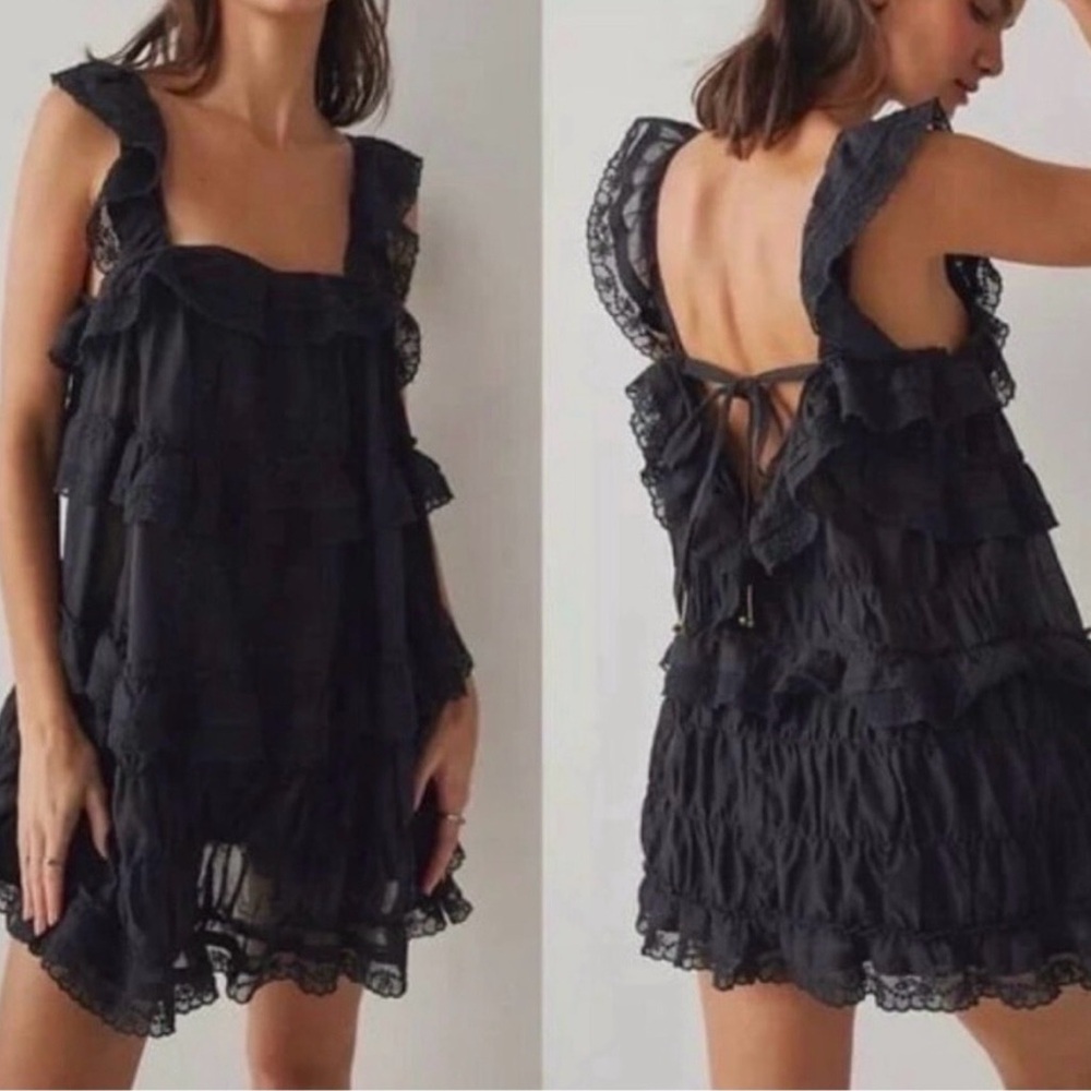 Free People Tiered and True Romper